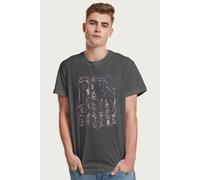 Route 66 Men's 70's US Flag T-Shirt in Charcoal | Size: Medium Route 66 Charcoal M