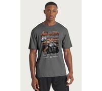 Route 66 Men's America's Highway T-Shirt in Charcoal | Size: Medium Route 66 Charcoal M