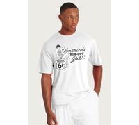 Route 66 Men's Americas Pin Ups T-Shirt in White | Size: Medium Route 66 White M