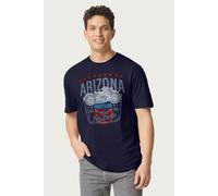 Route 66 Men's Arizona Motorcycle T-Shirt in Navy | Size: Medium Route 66 Navy M