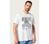 Route 66 Men's Building America T-Shirt in White | Size: Large Route 66 White L