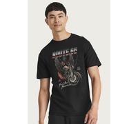 Route 66 Men's Eagle Feel The Freedom T-Shirt in Black | Size: Small Route 66 Black S