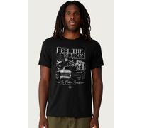 Route 66 Men's Feel The Freedom Americana T-Shirt in Black | Size: 2XL Route 66 Black 2XL
