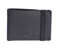 Route 66 - Men's RFID-Protected Leather Wallet - Slim Wallet - Black, Multicoloured, Medium