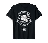 Route 66 USA Old Highway Motorcycles T-Shirt