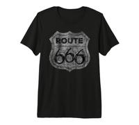 Route 666 Shirt The Devils Highway, Road to Hell Premium T-Shirt