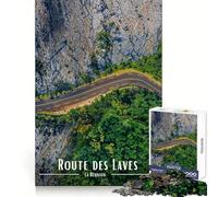 Route Des Laves, La Reunion Jigsaw Puzzles 1000 Pieces for Teenagers Logic Train Toy Leisure Fun Smooth Cut (50x75cm)
