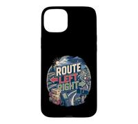 Route Left Right Delivery Mail Case for iPhone 15 Plus
