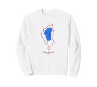 Route Map of Tahoe-Rim-Trail Sweatshirt
