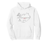 Route of Iceland's Laugavegur-Trail Pullover Hoodie