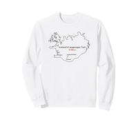 Route of Iceland's Laugavegur Trail Sweatshirt