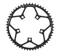 Route plate 5bra d.110 stronglight ct2 52dts exterior black type shimano 10-11v.