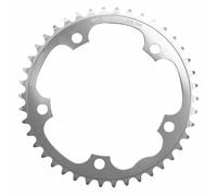 Route plate 5bra d.130 stronglight 42dts interior silver aluminum 7075 type shim