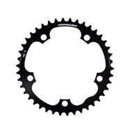 Stronglight Bicycle Components: 130PCD Type S - 5083 Series Shimano 5-Arm Road Chainrings in Black-BLACK -42T 130PCD