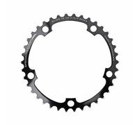 Route plate 5bra d.130 ta alize 38dts interior black alu 7075 type shimano 8-9-1
