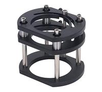Router Base, 4-Jaw Metal Router Lifting Platform for Electric Grooving, Tenoning, Trimming, Chamfering Milling Table System for Router Table, Height Router Table Lifting System with 4 Jaw Clamp