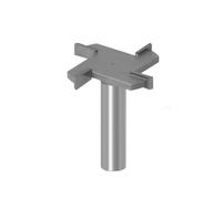 Router Bit 1/2" 12mm Shank 4 T Type Slotting Cutter Woodworking Tool Router Grade Cutt Bits Industrial Milling For Wood