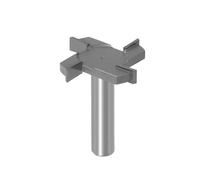 Router Bit 1/2" 12mm Shank 4 T Type Slotting Cutter Woodworking Tool Router Industrial Cutt For Wood Grade Milling Bits