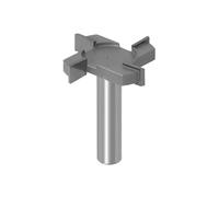 Router Bit 1/2" 12mm Shank 4 T Type Slotting Cutter Woodworking Tool Router Industrial Cutt Milling Grade For Wood Bits