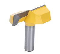 Router Bit 1/2in Shank 57mm Diameter Premium Alloy Grooving Bottom Cleaning Woodworking Tool for Plywood Hardwood Softwood
