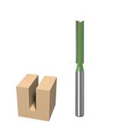 Router Bit 1/4′′ 6mm Shank Single Double Flute Straight Bit Milling Cutter for Wood 6MM Tungsten Carbide Router Bit Woodwork Tool Set(6x6x30mm)