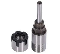 Router Bit, 1/4in Round Shank Carbide Adapter for Trimming and Woodworking, Compatible with Router Collet Holder for Extended Cutting Depth