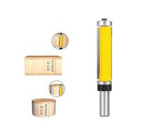Router Bit 1PC Flush Trim Bit with Double Bearing Router Bit Woodworking Milling Cutter for Wood Bit End Milll Tools(12x19x63)