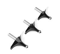 Router Bit 1PCS 12mm Shank Corner Round Over Router Bit with BearingMilling Cutter for Wood Woodwork Tungsten Carbide(12X57.3mm)