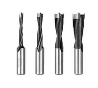 Router Bit 2 Flute Carbide Wood Forstner Drill Bits 4.5-8mm Right Rotation Wood Hole Cutter 70mm Total Length Router Bit(6x70R)