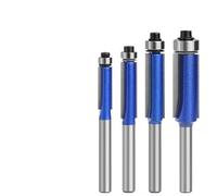 Router Bit 6mm 1/4inch Shank High-Quality Milling Cutter Flush Trim with Bearing Router Bit Set for Woodworking(6X7.96x26mm)