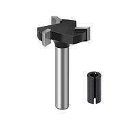 Router Bit CNC Spoilboard Surfacing Router Bit 1/4 inch Shank 1 Cutting Diameter Slab Flattening Wood Planing(6.35mm with Collet)