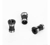 Router Bit Collet Chuck Extension Rod Compatible with 6mm, 6 35mm 1/4 Inch, and 8mm Shank for Trimming, Engraving, and Milling Machines (3pcs)