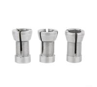 Router Bit Collet Chuck Rod Extension 3pcs Set for Molding and Trimming Machines with 6/6.35/8mm Diameter Compatibility