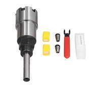 Router Bit ER16 Spring Collet Mill Holder Spanner, Milling Cutter Accessories Kit with 2Pcs ER16 Collets, Carbon Steel 1/4in Shank for Wood Trimming and