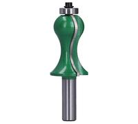 Router Bit Half Round 12mm Shank Woodworking Tool YG6 Alloy Cutter Head for Wood Trimming and Stair Handrail Lines
