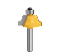 Router Bit Set - 5pc 6mm Shank Straight T, V, Flush Trimming, Cleaning, Round Corner, Cove, Box Bits, Milling Cutter for Woodwork