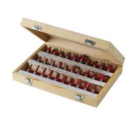 Silverline 1/2" Tct 30 Piece Router Bit Set