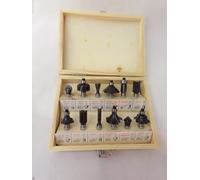 Router Bit Set HM 12-Piece Router Set 8Mm Shank Various Bits