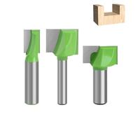 Router Bit Tungsten Carbide Wood Woodworking End Mill 6.35mm Shank Cleaning Bottom Router Bit 1/4 CNC Router Bits Milling Cutter for Wood(6.35X30X16)