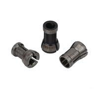Router Bits Collet Chuck Adapter 1 Or 3pcs for Engraving and Trimming Machines 6mm 6.35mm 8mm Steel Milling for Precision Work(3pcs)