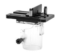 Router Border Guide Attachment with Shredded Aluminum Clear Base | Roller Fence for Straight Slots, Curved Trimming, Centerboard Work with Tightening Knob