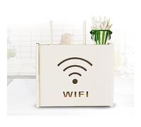 Router Box Cover Wall Wifi Router Storage Box Wooden Wifi Router Shelf Wifii Router Storage Rack,A24x8.5x20cm