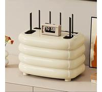 Router Box Hider Wifi Router Storage Cabinet Multi Layer Storage for Living Room Bedroom Study Dorm Apartment(Yellow)