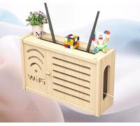 Router Box Storage Wifi Router Shelf Storage Box Shelf Cords Wifi Shelf Box Wifii Router Storage Rack,C-36x24cm
