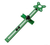 Router Circle Cutting Jig, Adjustable Trammel Arm,for Milling Grooves, Aluminium Alloy Woodworking Guide Bracket with Inch and Metric Scales,for Circular Wood Cutting Templates(C)