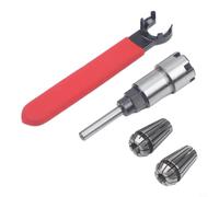 Router Collet Extension 1/4 Inch Shank ER16 Chuck Set Heavy Duty Steel for Milling Machine Tools CNC Lathe Workholding 3.3 Inch
