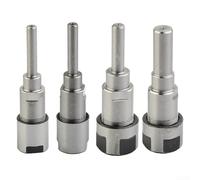 Router Collet Extension Rod Adapter for Router Bits Compatible with For 14 8mm 12mm Shank Sizes, Carbon Steel Construction (8mm Shank To 8mm)
