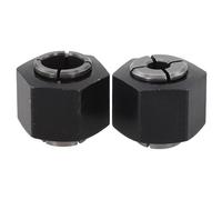 Router Collet Set of 2 Pieces 6 35mm 12mm Compatible with for 2610906283 2610906284 2610906287 and DW621 DW616 DW618 Router Model Replacement Parts