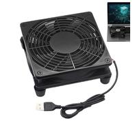 Router Cooling Fan Usb Powered - Quiet 120mm Dc 5v Cooling Case Fan, High Airflow Blower Fan | TV Box Game Console Pc Host, Router Replacement Kit Portable Laptop Cabinet Cooler Device