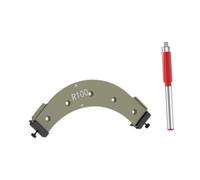 Router Corner Radius Template Jig, Woodworking Tool for Curved Angle Chamfering & Wardrobe Corners, High Performance- r100